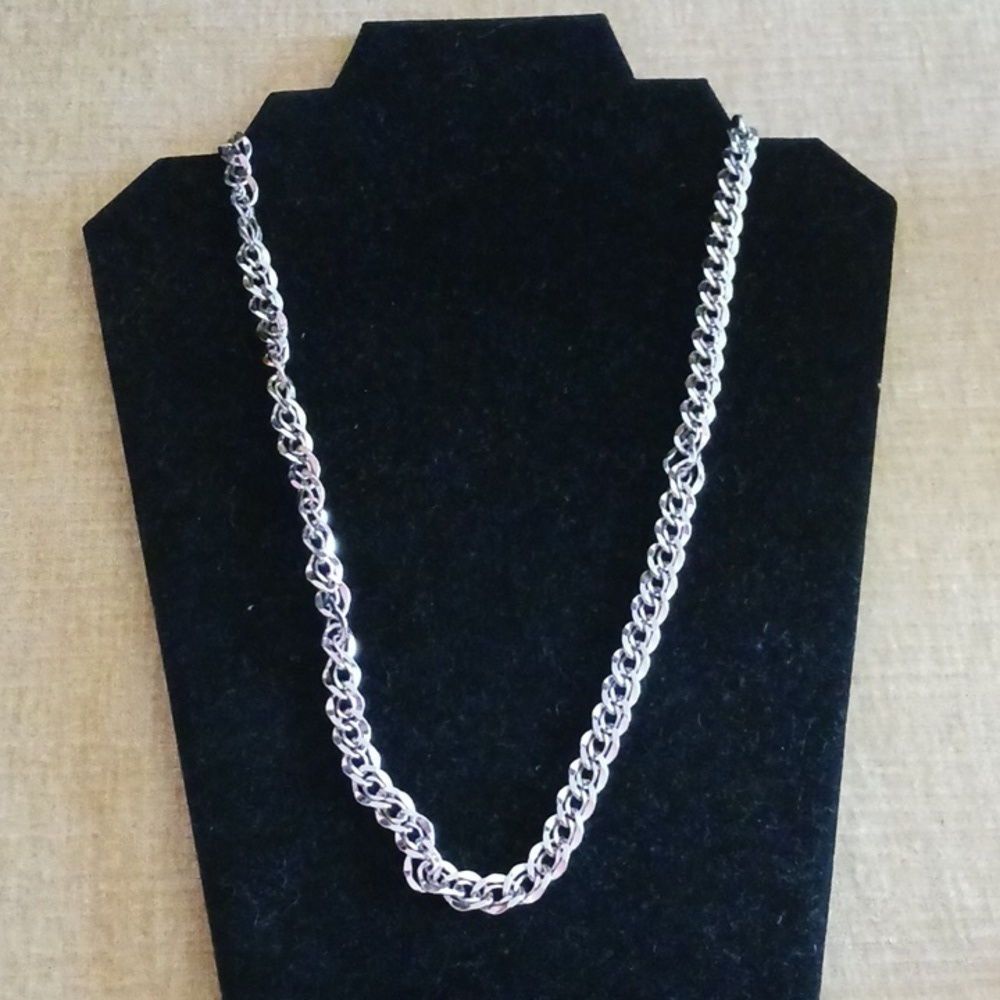 Napier Silver Tone Chain Necklace